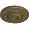 Ekena Millwork Monique Ceiling Medallion (Fits Canopies up to 3 3/4"), Hnd-Painted Mississippi Mud, 13 3/4"OD x 1"P CM13MOMMF - alternate 4